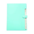 thumbnail image 1 of 1 Pcs Expanding File Organizer With 4 Pockets,Accordion File Folders With Labels,Portable Document Paper Bill Receipt Organizer,Letter Size Paper Expanding File Folder,(D,12.76x9.29 in), 1 of 9