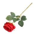 thumbnail image 1 of 1 Pcs Fake Roses,Artificial Roses Flowers With Long Stems,Single Artificial Rose,15.7 Inch Realistic Faux Silk Rose,Artificial Roses For Wedding Bridal Shower,Valentine'S Day,Mothers' Day Gift,Red, 1 of 6