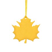 1 Pcs Fall Maple Leaves Hanging Ornaments Autumn Tree Decor,Fall Leaves Hanging Tree Decor,3.74X3.54 Inch Thanksgiving Maple Leaves Pendant for Fall Harvest Party Home Decoration,Z1-Yellow Maple