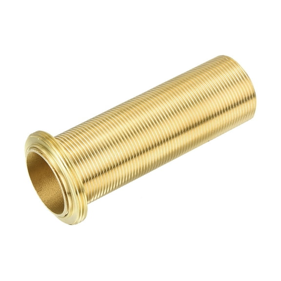 1 Pcs Faucet Extension Tubes, 4" x 1.64" Faucet Mount Extension Shank Handle Brass Basin Faucet Mounting
