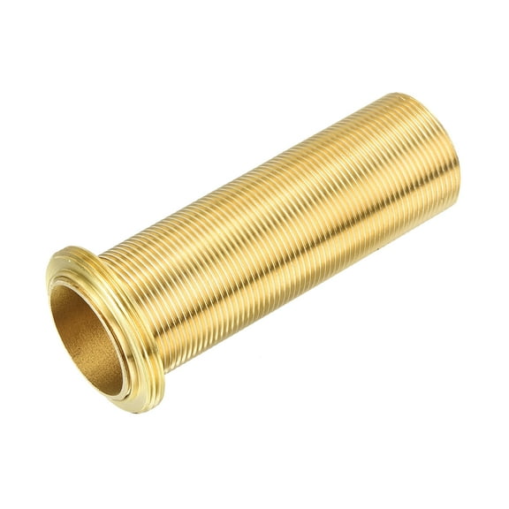 1 Pcs Faucet Extension Tubes, 4" x 1.72" Faucet Mount Extension Shank Handle Brass Basin Faucet Mounting