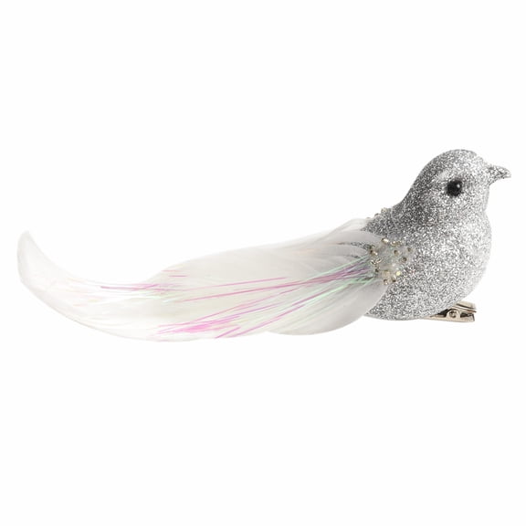 1 Pcs Feather Artificial Foam Doves Lover Peace Doves Bird Home Decor Clip
