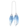 thumbnail image 1 of Unique Bargains Metal Faux Rhinestone Faux Diamond Car Rear View Mirror Pendant Accessories Car Hanging Ornament Assorted Color Light Blue, 1 of 6