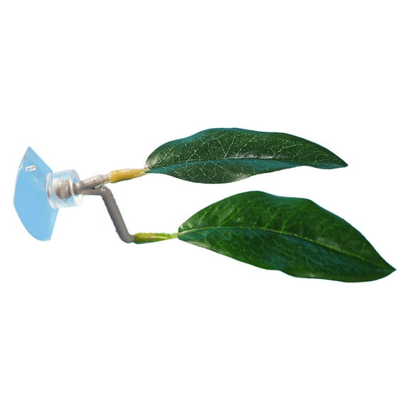 1 Pcs Fish Leaf Pad, Fish Tank Accessories Aquarium Décor Simulating Adjustable Plastic Plants Betta Natural Habitat Playing Spawn Breed Rest Bed with Suction Cup Multi Leaf Design