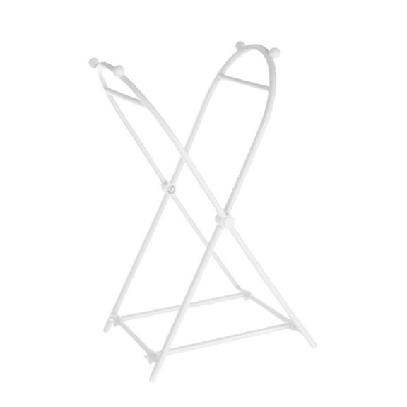 1 Pcs Foldable Trash Bag Holder 12.4*6.7inch White, Portable Garbage Bag Rack Waste Sorting Plastic Frame, Collapsible Bin Frame Holder