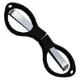 thumbnail image 1 of 1 Pcs Folding Scissors,Portable Metal Folding Cutter,Foldable Pocket Badge Small Scissors,Pocket Foldable Metal Retractable Cutters,Mini Craft Scissors for Home, Outdoor and Office Use,Black, 1 of 7