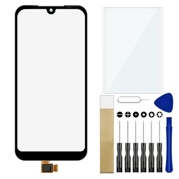 1 Pcs For Boost Mobile LG Tribute Monarch LM-K300TM LMK300TM3 Replacement Front Outer Touch Screen Glass Lens Digitizer Tool