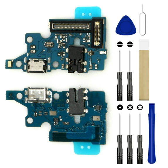 1 Pcs For Samsung Galaxy A71 SM-A715FZBJTPA Replacement USB Charge Charging Port Flex Cable Tool