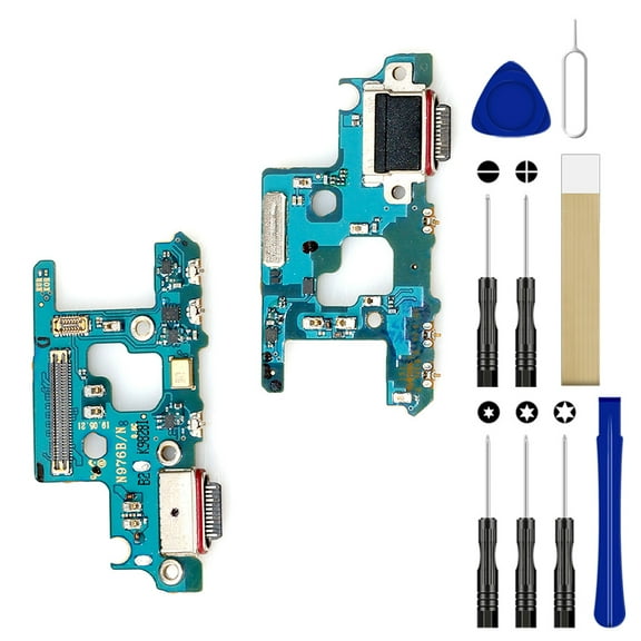 1 Pcs For Samsung Galaxy Note 10+ Plus 5G SM-N976N N976N Replacement USB Charge Charging Port Flex Cable Tool