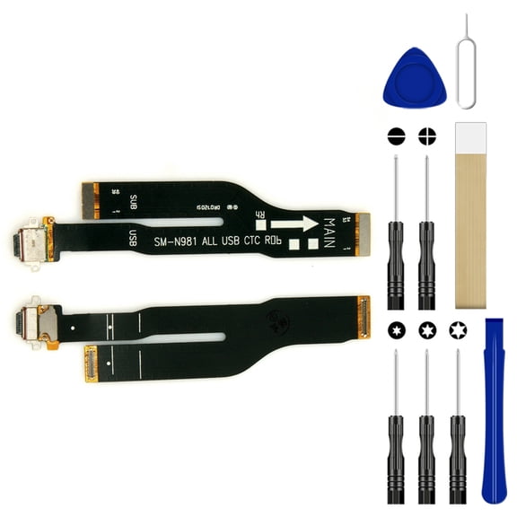 1 Pcs For Samsung Galaxy Note 20 5G SM-N981U1 Replacement USB Charge Charging Port Flex Cable Tool