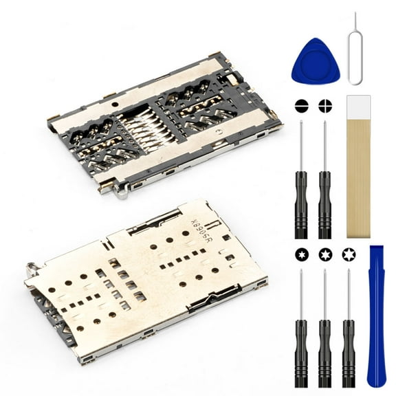 1 Pcs For Samsung Galaxy S9+ Plus G965 G965F G965U SM-G965F SM-G965F/DS Replacement SIM Card Reader Slot Socket Holder Tool