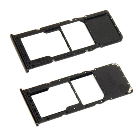 1 Pcs For Simple Mobile Samsung Galaxy A20 SM-S205DL Replacement SIM Card MicroSD Holder Tray Black