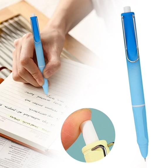 1 Pcs Fountain Pen Retractable Retractable Pen 0.38mm Type Refillable Ink Writing Pen With Black Retractable Pen Extra