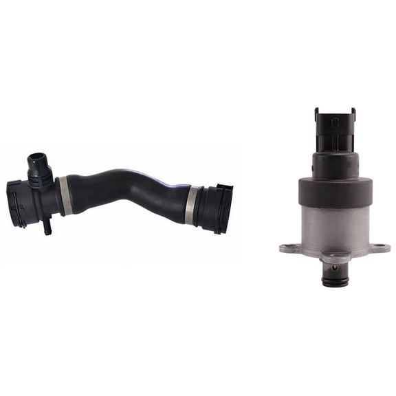 1 Pcs Pressure Regulator Metering Control Valve & 1 Pcs Upper Radiator Coolant Hose