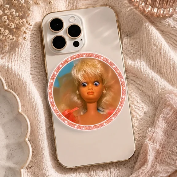 1 Pcs Funny Shocked Doll Magnetic Phone Grip, Meme Magnetic Phone Holder, Cute Reaction Face Phone Accessory