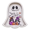 thumbnail image 1 of 1 Pcs Ghost Serving Trays,Halloween Ghost Serving Platters - Charcuterie Board,Bamboo Cheese Platter Tray,Cheese Cutting Board,Wood Tray Plates for Home Party Dinnerware Supplies(White), 1 of 9