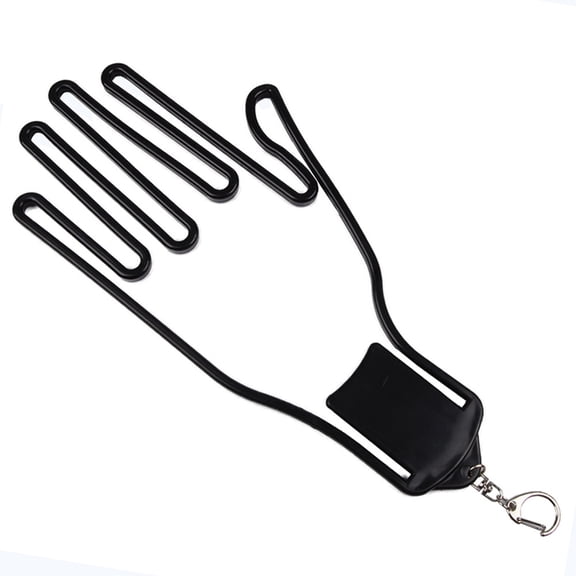 1 Pcs Glove Drying Rack with Key Chain - Plastic Holder and Stretcher for Gloves
