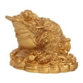 thumbnail image 1 of 1 Pcs Golden Feng Shui Figurine, Resin Toad Statue, Resin Toad Sculpture Chinese New Year 2026, Toad Collectible Figurines Home Office Tabletop Decorations, 1 of 9