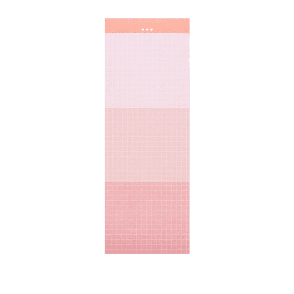 1 Pcs Gradient Memo Pads,Grid Notepads,Small Memo Pad,Cute Gradient Graph Paper Note Pads with Grid Lines,50 Sheets Memo Pads,Small Writing Pads for Planning,To Do Lists,Grocery List,F