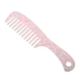 thumbnail image 1 of Unique Bargains 1 Pcs Hair Comb Wide Tooth Anti-Static for Curly Hair Detangling Comb Easy Detangling Wet and Dry Pink, 1 of 7