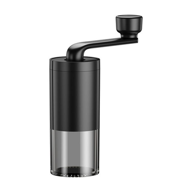 1 Pcs Hand Crank Coffee Grinder Manual Portable Coffee Machine for French Press Turkish Coffee, Adjustable Grinding, Plastic Body, 19g Bean Capacity, Travel Camping Outdoor Use, No Battery Needed
