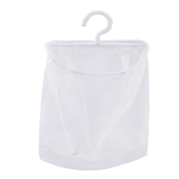 1 Pcs Hanging Mesh Bag, Multi-Purpose Laundry Clothespin Organizer, Clothespin Storage Bag Drying Net Bag Laundry Bags with Hanging Hook for Kitchen Bathroom