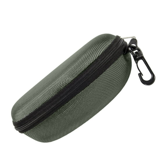 1 Pcs Hardshell Sunglasses Case, Semi-Hard Fabric Zipper Shell Glasses Case, Storage Case for Safety Sunglasses For Men and Women