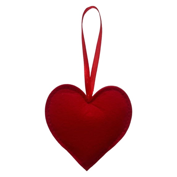1 Pcs Heart Hanging Ornament,Valentines Day Heart Shaped Ornaments,3.94 Inch Heart Hanging Ornaments,Valentine'S Hanging Decorations, For Valentine Party Wedding Anniversary Diy Crafts,(Red,3.94 in)