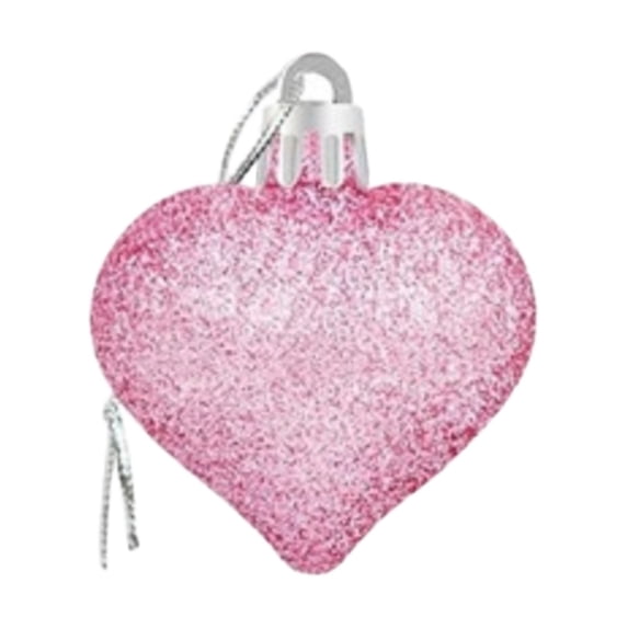 1 Pcs Heart Ornament,Valentine'S Day Decorations,2.17 Inch Heart Shaped Baubles,Heart Shaped Ornaments For Mother'S Day,Heart Hanging Ornaments For Home Wedding Party Hanging Decor,(F,1.77x2.17 in)