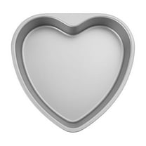 1 Pcs Heart Shaped Cake Pan Aluminum Heart Cake Tin Heat-Resistant Baking Cake Pan Professional Aluminum Heart Cake Pan Silver Heart Shaped Cake Pan