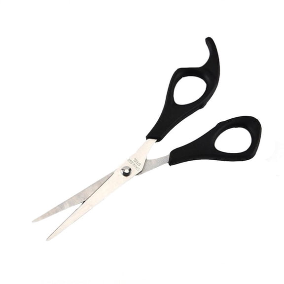 1 Pcs Heavy Duty Scissors 5.5"  Ultra Sharp Multipurpose Scissors with Comfort Grip Handles for Office, School, Home, Crafts, Hairdressing & Sewing,Black