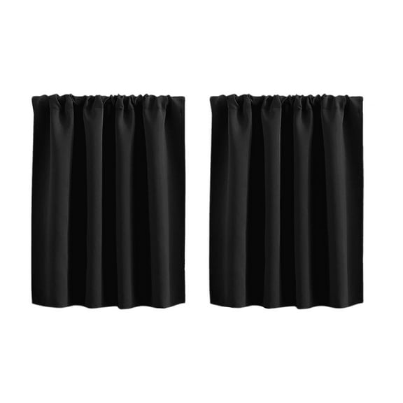 1 Pcs High Density Fabric Window Blackout Curtains Half Short Curtains Suitable For Small In Bedroom, Dining Room, Kitchen And Bathroom