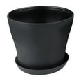 thumbnail image 1 of 1 Pcs Home Garden Pots,4 Inch Small Flower Pot For Plants,Plastic Planters With Multiple Drainage Holes And Tray,Mini Plastic Planters,Plant Pots For All Home Garden Flowers Succulents,Black, 1 of 9