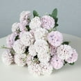 thumbnail image 1 of 1 Pcs Hydrangea Artificial Flower Bush for Outdoor Hydrangea Realistic UV Resistant Fake Flower for Porch Bouquet Window Box Wedding Bouquet Indoor Faux Floral Arrangements Mother's Day Gift, 1 of 7