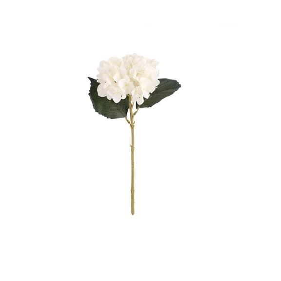 1 Pcs Hydrangea Artificial Flower Stem, Artificial Silk Flowers with 17.5" Blooms|Lifelike Faux Floral Stems for Home Décor, Wedding Centerpieces & Event Arrangements