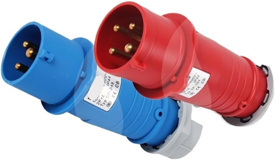 1 Pcs Industrial Plug IP44 Waterproof and Rainproof Power Plug Outdoor ...
