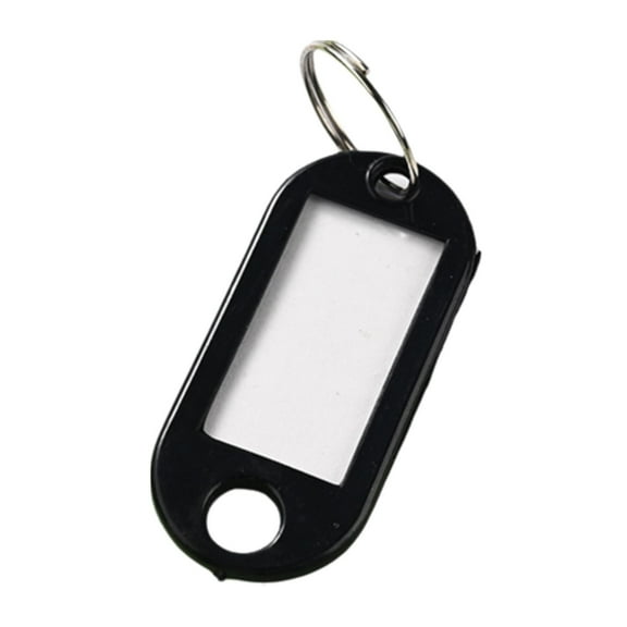 1 Pcs Key Ring Label Tag, Key Tags, Soft Plastic Key Chain Tags with Blank Paper Labels Clear Windows Protective Films and Split Rings Flexible Item Identifiers