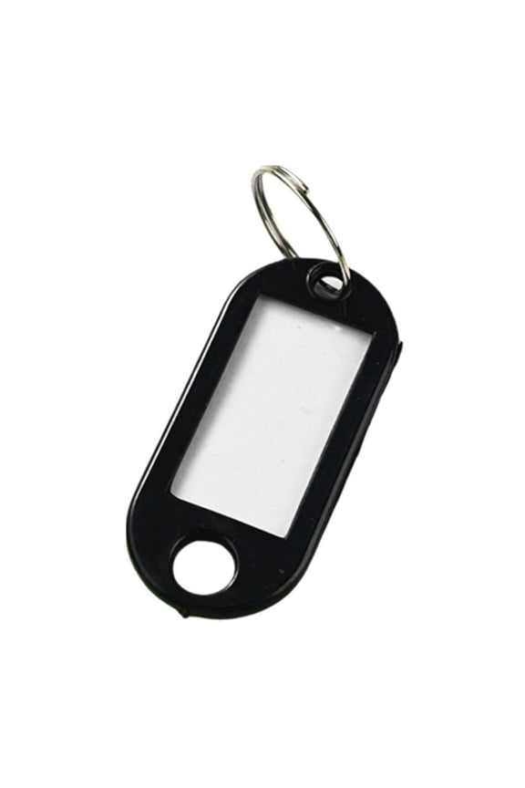 1 Pcs Key Ring Label Tag, Key Tags, Soft Plastic Key Chain Tags with Blank Paper Labels Clear Windows Protective Films and Split Rings Flexible Item Identifiers