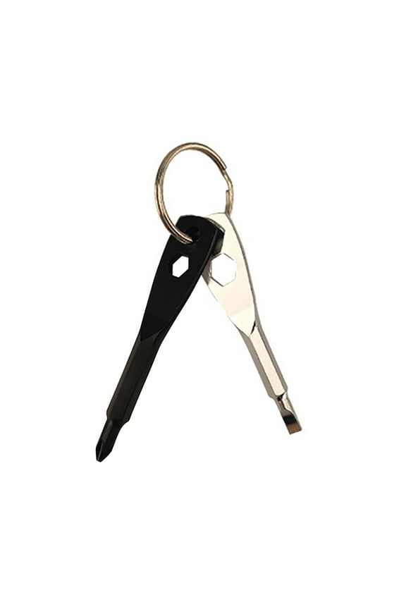 1 Pcs Keychain Screwdriver Set,Keychain Screwdriver Tool Gifts For Men,Portable Multifunction Key Chain Screwdriver,Pocket Screwdriver Set,Portable Repair Tool For Small Projects,Screwdriver Tool,A