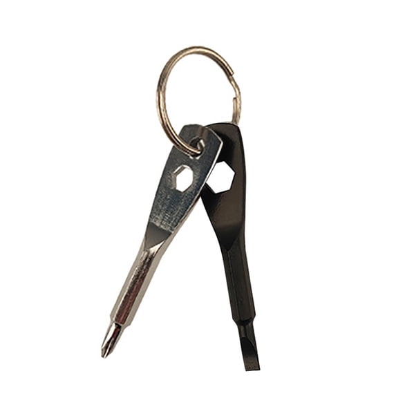 1 Pcs Keychain Screwdriver Set,Keychain Screwdriver Tool Gifts For Men,Portable Multifunction Key Chain Screwdriver,Pocket Screwdriver Set,Portable Repair Tool For Small Projects,Screwdriver Tool,B