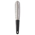 thumbnail image 1 of 1 Pcs Kitchen Grater,Stainless Steel Handheld Vegetable Grater and Cheese Slicer,Double-Sided Food Grating Tool with Handle and Hanging Loop,Cheese Slicer Graters for Kitchen,(Grey,10.94x1.85 in), 1 of 9