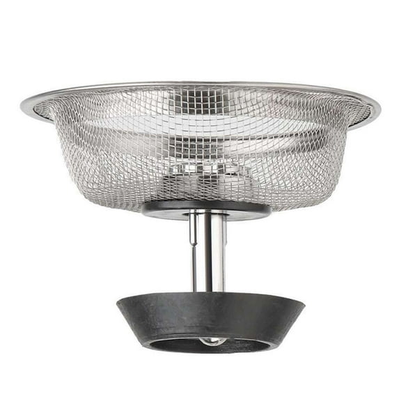 1 Pcs Kitchen Home Sink Strainer Stopper Stainless Steel Drain Basket Waste Plug