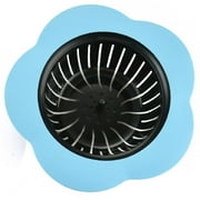 1 Pcs Kitchen Sink Strainer, Silicone Sink Strainers, Large Wide Rim 4.5" Diameter Sink Drain Strainer for Kitchen Sink