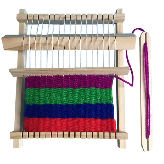 1 Pcs Knitting Machine, Mini Loom Wooden Loom, Hand-Knitting Wooden Loom for Developing HandEye Coordination