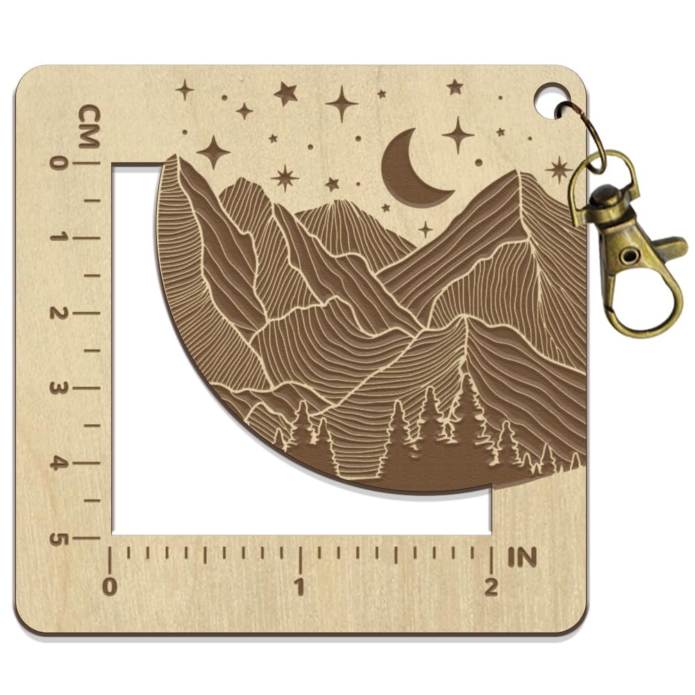 1 Pcs Knitting Needle Gauge Ruler 3x3 Inch/7.6x7.6cm Gauge Crochet ...