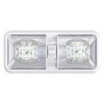 thumbnail image 1 of 1 Pcs LED RV Lights 12V 48 LED Interior Double Dome Ceiling Light For RV Boat For Camper Trailer White Caravan Accessories ,Easy to Install, 1 of 7