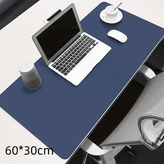 1 Pcs Large Size 600*300mm Office Desk Protector Mat PU Leather Waterproof Mouse Pad Desktop Keyboard Desk Pad Gaming Mousepad
