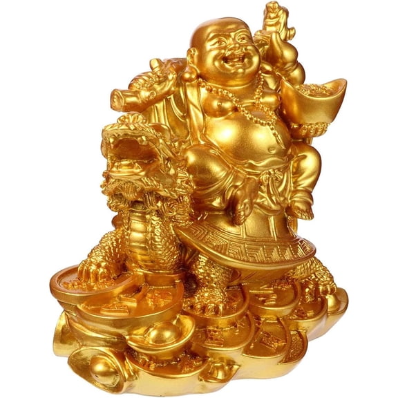 1 Pcs Laughing Buddha Delicate Beautiful Prosperity Laughing Buddha Maitreya Buddha Sculpture Feng Shui Buddha Home