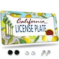 thumbnail image 1 of 1 Pcs Lemons and Limes License Plate Frame,License Plate Cover for Car Decorative Parts,Aluminum License Plate Bracket Holder Rust-Proof for US Standard Car, 1 of 8