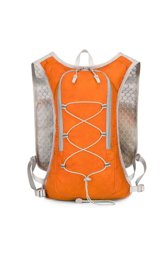 1 Pcs Lightweight Waterproof Running/cycling Backpack Durables Nylon Material With Night Reflective Large Capacity Multi-layer Storage Backpack